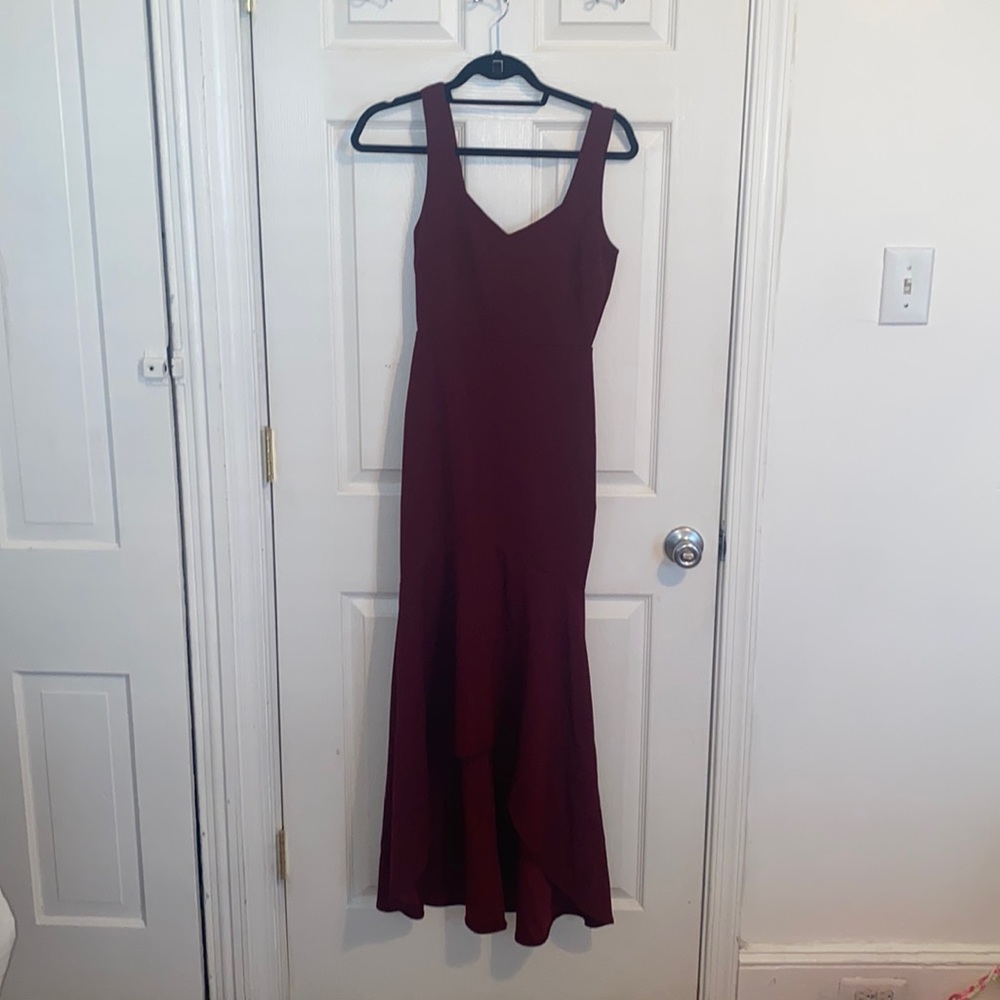 Maroon dress